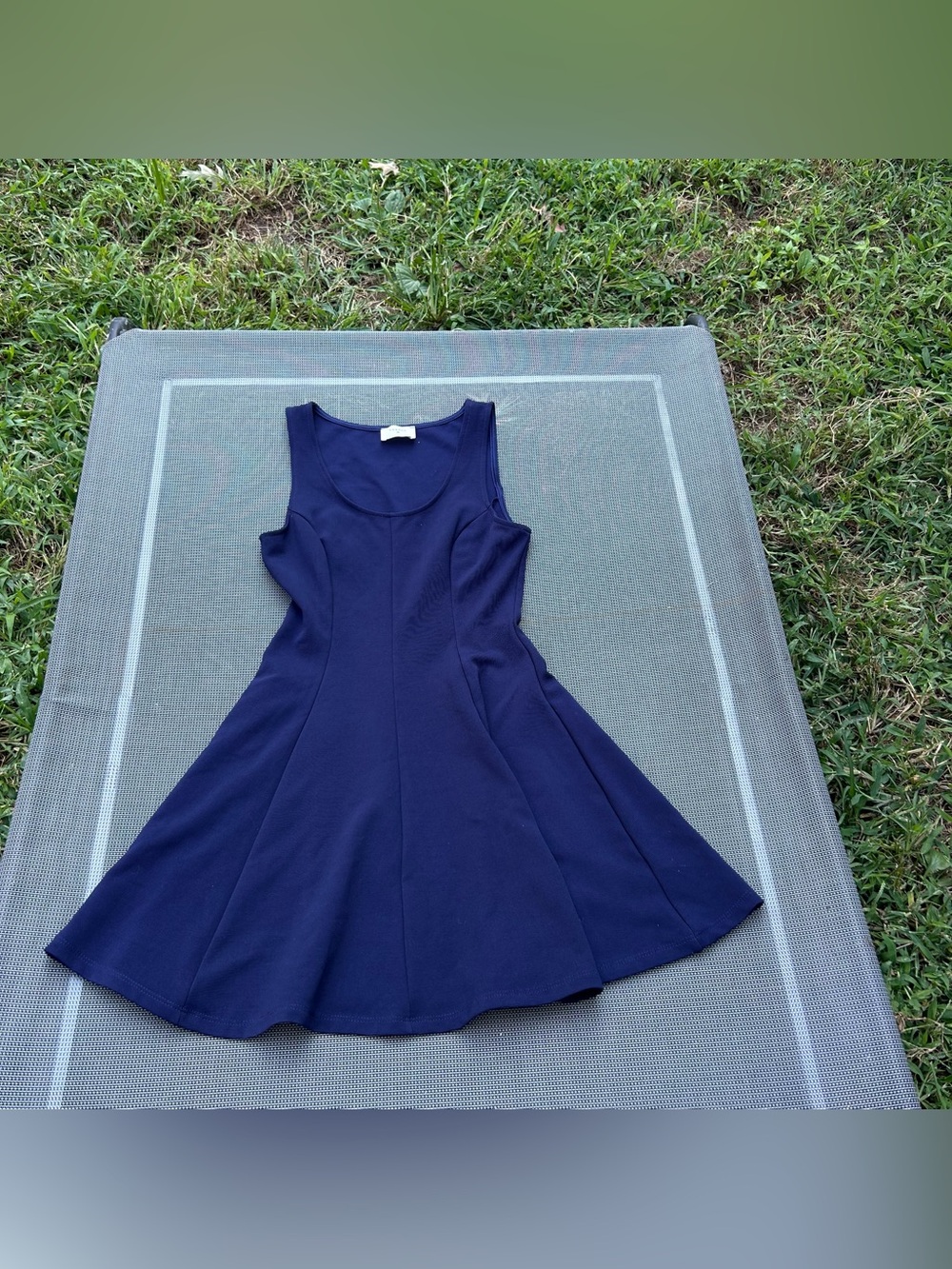 Everly blue woman flare dress size small spring, summer, casual wedding date‎
